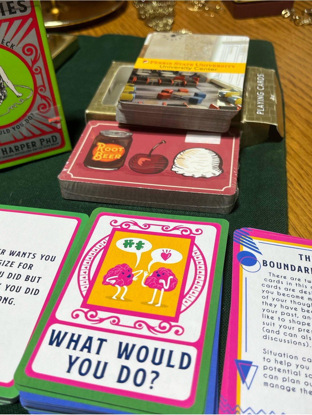 What Would You Do? Party Card Game - Pink and Green Plus 2 More